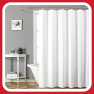 Waterproof Shower Curtain 180 X 200 200 X 200 Thick Material White / IVORY