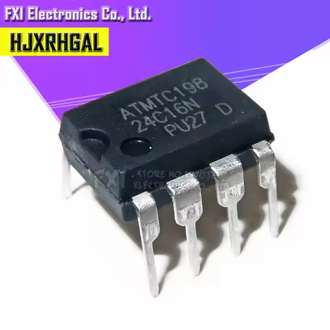 10pcs AT24C256 DIP-8 24C256 AT24C256N DIP AT24C01 AT24C02 AT24C04 AT24C08 AT24C16 AT24C32 AT24C64 AT
