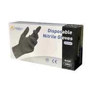 Xingyu Non Medical Grade Nitrile Glove Certified (Ready Stocks) Black Examination Gloves Disposable Powder Free 100s M L