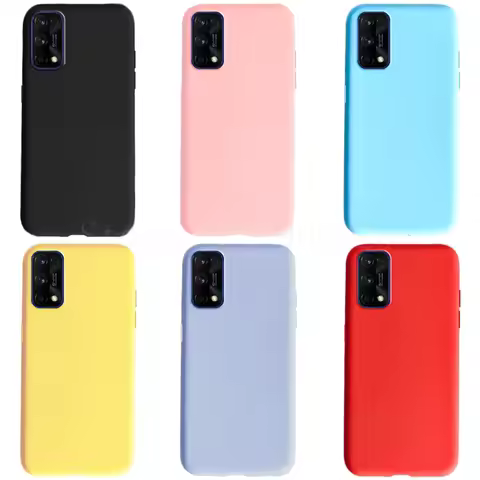 For Oppo Realme 7 X7 7 Pro Case Candy silicone Shockproof Phone Case On For Oppo Realme 7 7 Pro X7 X