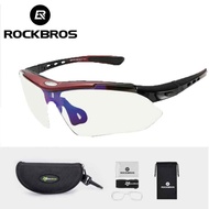 ROCKBROS Bicycle Photochromic Sunglasses UV400 Outdoor Sports Eyewear Goggles