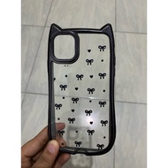 PRELOVED CASE iphone 11 3D CAT RIBBON LOVE
