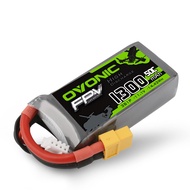 OVONIC 3S Lipo Battery 50C 1300mAh 11.1V Lipo Battery with XT60 Connector for RC FPV Racing Drone Qu