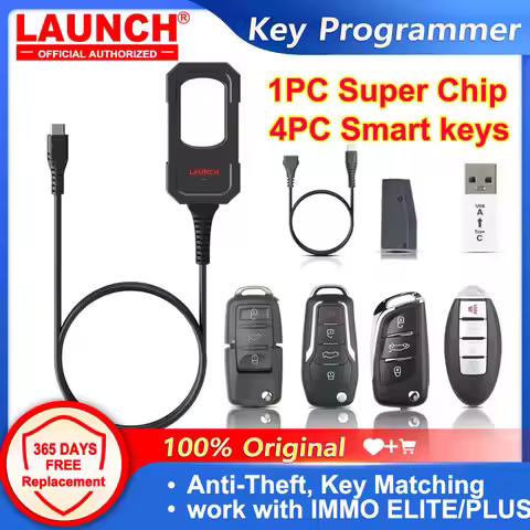 LAUNCH X431 Key Programmer 4 Keys Set IMMO Programming Tools work with X431 PAD V/ IMMO ELITE/IMMO P