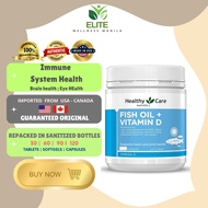 Healthy Care Fish Oil+Vitamin D I Brain Health I Eye Health I Immune system health I from