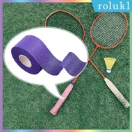 [Roluk] Badminton Grip Cushion Wrap Racquet Handle Grip Tape Badminton Racket Grip Tape Easy to Use Absorbent Tennis Racket Grip Tape