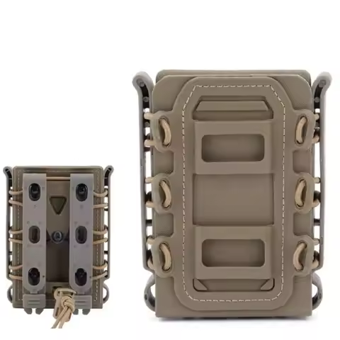 Tactical Magazine Pouch Molle for Ar15 M4 5.56 7.62 9mm Scorpion Fast Mag Quick Release Mag TPR Hols