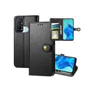 Seninhi Compatible Oppo Reno 5a Cover Pure Color Reno5A Wallet Protective Case Wallet K