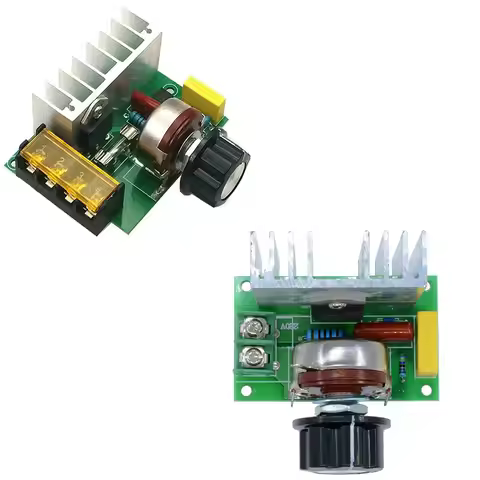 4000W 0-220V AC SCR Electric Voltage Regulator 4000W Motor Speed Controller Dimmers Dimming Speed Wi