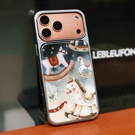 SILVER FRAME SHOCKPROOF CASE - WOODEN HORSE