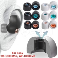 For Sony WF-1000XM4 Earbuds Memory Cotton Earcaps- Comfortable Noise Cancelling Headphone Case- For Sony WF-1000XM3 Replacement Earbuds- Foam Earplug Pad- Earphone Accessories