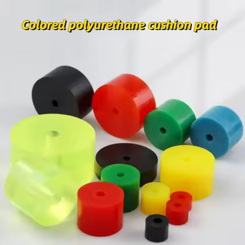 5/10/20pcs Colored PU Elastic Punching Cushion Pad PU Round Plate Rubber Spring Sheet Polyurethane M