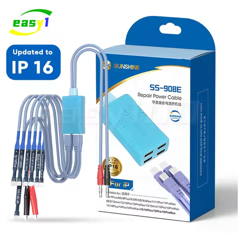 SUNSHINE SS-908E Supply Test Cable DC Power Control Test Cable For iPhone 7G 7P 8G 8P X XS MAX 11 12
