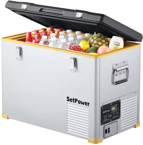 RV45S Single Zone 45L Compressor Fridge Portable Car Refrigerator Electric Cooler Freezer Camping RV