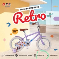 Sepeda Mini Anak Perempuan Retro12 16 Inch Sepeda Anak Perempuan Bnb