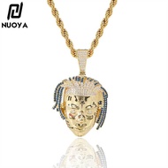 Hip Hop Avatar Real Gold xxxtentacion Pendant Electroplating hiphop Necklace Inlaid Zircon Singer Hi