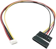 PH 2.0mm 4-Pin Compact to 15-Pin HDD SATA Power Cable Adapter 18AWG Cord for Industrial All-in-One H