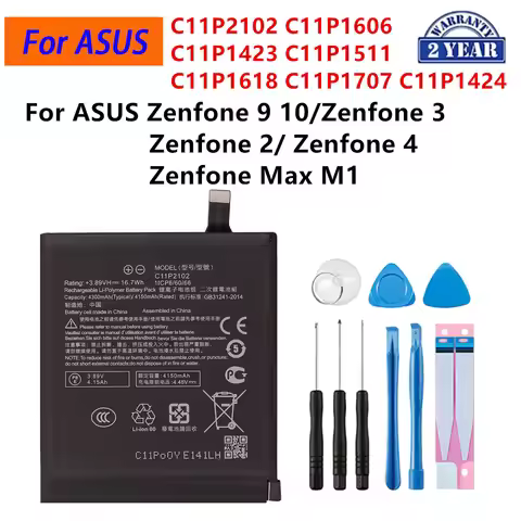 C11P2102 C11P1606 C11P1423 C11P1511 C11P1618 C11P1707 C11P1424 Battery For ASUS Zenfone 9 10/Zenfone