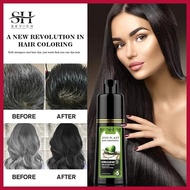 Hair dye plant bubble hair dye non-stick scalp hair dye cream white to black non-damaging shampoo bhsydsg