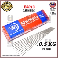 (0.5KG 15PCS) POWERWELD S-12 S12 E6013 3.2MM 10# WELDING ROD ELECTRODE