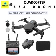 ANTPEE Dual Camera Quadcopter E88 Drone WiFi 4K HD FPV Wide Angle Real-time Transmission Stream App 