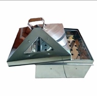 Klakat kukusan kotak 30 cm Stainless steel