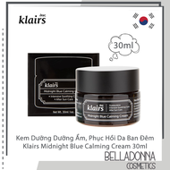 [30ml-60ml] Kem Dưỡng Phục Hồi Da Ban Đêm Klairs Midnight Blue Calming Cream