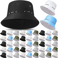 48 Pcs Bucket Hat Bulk for Women Men Fisherman Adjustable Summer Hat UV Protection for Outdoor Fishing Hiking Beach