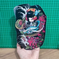 Geisha decal sticker made of graphtec material