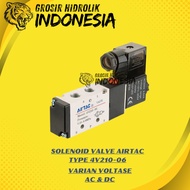 SOLENOID VALVE 4V210-06 SELENOID VALVE AIRTAC 4V210-06 AC 220 AC110/ DC 24/ DC 12/