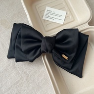 Kẹp Tóc Ren Lụa Hàn Quốc Thanh Lịch Có Nơ Bướm Kẹp Tóc Đuôi Ngựa Kẹp Tóc Mùa Xuân Mới Thời Trang Phụ