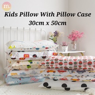 100% Soft Cotton Kids Pillowcase And Pillow ( 30cm x 50cm ) Sarung Bantal Kanak kanak 儿童全棉枕头枕套