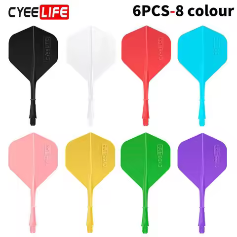 CyeeLife 6PCS Professional Dart Flights and Shafts 2BA ,CyeeLife New Dart accessories kit,Durable&No