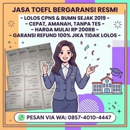 Toefl ITP Book for BUMN CPNS