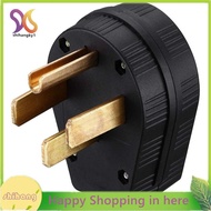 14-50P 50-Amp 4-Prong 125-250V Male Power Plug, Straight Blade for Dryer, RV, Generator in US Standa
