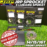 JRP FRONT 415 SPOKET 14/15/16T SPOKET CHROME ACCESSOIRES MOTOR Y15 Y16 RS150 125Z LC135 V8 UNIVERSAL