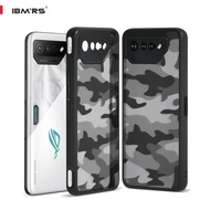 IBMRS สำหรับ Asus ROG Phone 7 CasePC TPU Camouflage โปร่งใส Hard Back Duty กันกระแทก Advanced Slim Cover