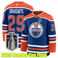 2025 Stanley Cup Final Men's Edmonton Oilers Leon Draisaitl NHL Home Hockey Jersey