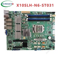 Supermicro X10SLH-N6-ST031 integrated X540 chip with 6 electrical ports supporting E3-V3 DDR3 memory