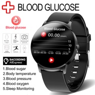 [ Ready Stock ] X1AOM1  2025 New NFC Non-Invasive Blood Glucose Smart Watch Men Thermometer Heart Ra