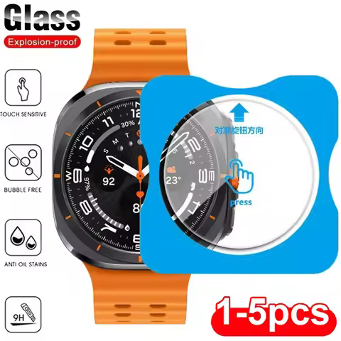 Tempered Glass Film for Samsung Galaxy Watch Ultra 47mm 8 7 6 5 4 40mm 44mm Classic 43 42 46mm Scree
