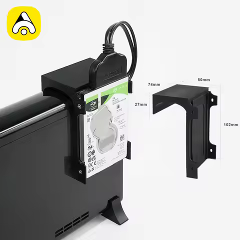 Apexneer 3D Printed2.5-Inch HDD Stand Hard Drive Wall Bracket For Wii U Retro Game Console