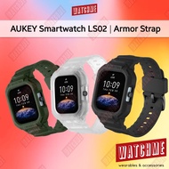 Aukey Smartwatch LS02 Armor Strap, Casio Style Design, 2in1 Full Protect Strap With Integrated Cover