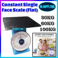 30KG/60KG/100KG Constant Scale Timbang Kitchen Scale Single Face Penimbang Mechanical Kitchen Weight