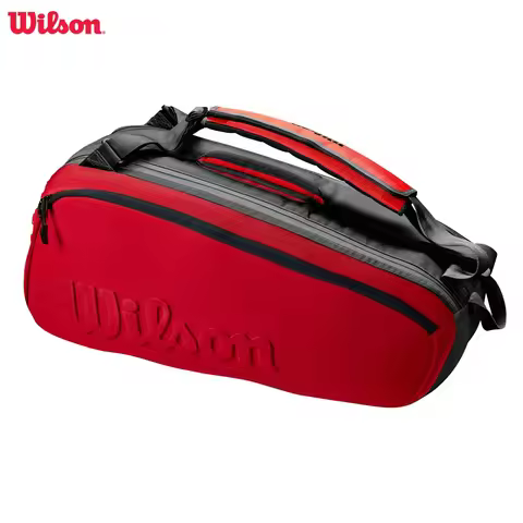 Wilson/Wilson Tennis Bag 9-Pack Double Shoulder Handheld Tennis Backpack CLASH V2 Federer