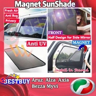 TINTED MEGNET CERMIN KERETA FLEKSIBEL PERODUA curtain Aruz Alza Axia Bezza Myvi 2012 Lagi Best 2020 