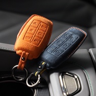 suede Car Key Case Cover Shell For Hyundai Genesis Hyundai Genesis Key Cover Gv70/G80/Gv80/G90 Prote