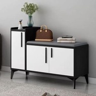 櫻桃傢俱 - 進門換鞋凳鞋櫃門口入戶穿鞋凳一體輕奢可坐式長凳多功能凳80CM（3門）