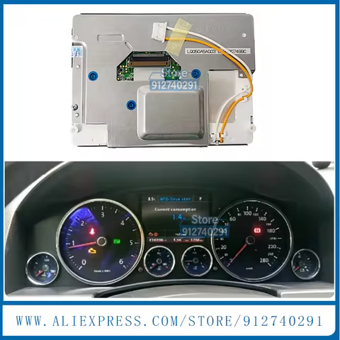 Color Display Speedometer Cluster For Volkswagen Touareg 2002-2009 VK Touareg SUV I (7LA/7L6) 2002-2