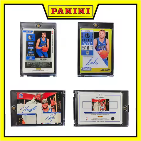 2019 Panini Tickets Luka Doncic Doncic Rookie RC Signature Gold Folding Diy Homemade Cards Gift Coll